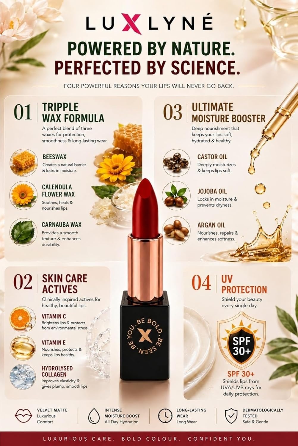 “Love At First Sight”(Ruby Red) Bullet Lipstick - Image 3